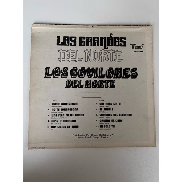 Los Gavilanes Del Norte Los Grandes Del Norte 1975 LP Discos Torres 3044 VG+ - Picture 2 of 9